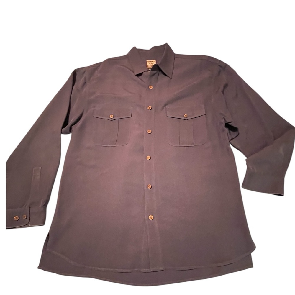 Dark Gray Button-Up Shirt